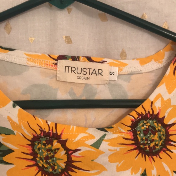itrustar design Tops Sunflower Crop Top Poshmark